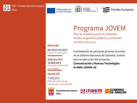 Imagen Plan de empleo juvenil en entidades locales, organismos públicos y...